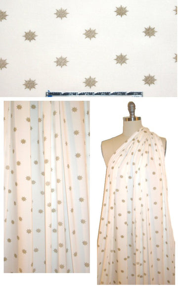 CA designer 'gold star' rayon/lycra knit