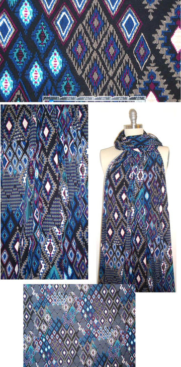 Me1issa Masse diamond graphic poly/lycra knit 1.9 yd