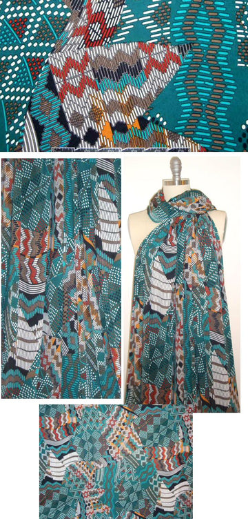 Me1issa Masse ziggy montage poly/lycra knit
