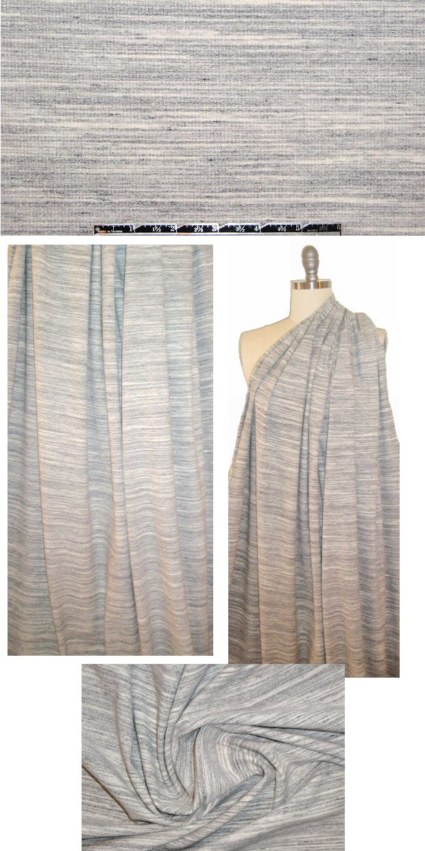 The0ry Italian 2x2 rib cotton knit - mica melange
