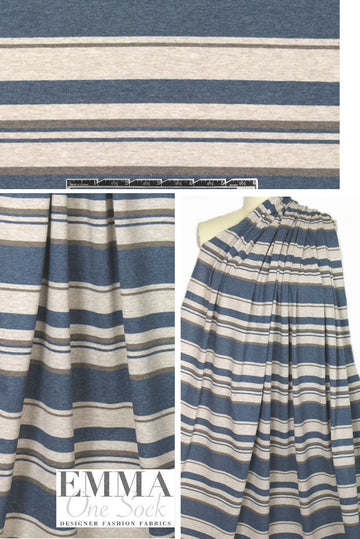 3.1 Phi11ip Lim cotton yarn-dye stripe knit - denim