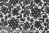 reembroidered double scallop floral lace - black 2 yd