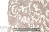 elegant floral guipure lace - pink blush 1.75 yd