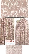 elegant floral guipure lace - pink blush 2.5 yd