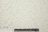 Akik0 floral paisley cotton guipure lace - creamy white .75 yds