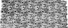NY designer double scallop guipure lace - black/white 2 yd