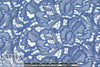 famous designer double scallop guipure lace - delft