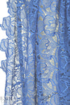 famous designer double scallop guipure lace - delft