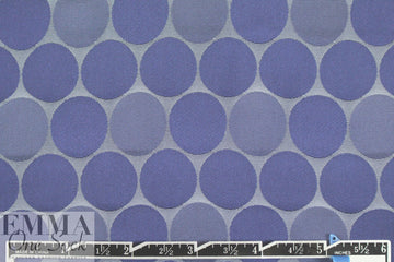 famous designer viscose blend lining - blue dots