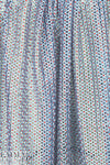 famous designer little flower lace - lt. blue/red