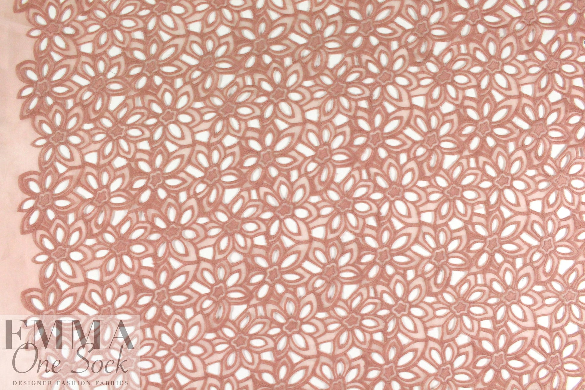 famous designer embroidered eyelet silk organza
