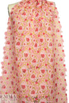 famous designer floral guipure lace wide trim