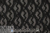 LA designer black fringed, scalloped fancy lace 1.625 yd