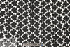 NY designer floral guipure lace - black 2 yd