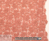 NY designer 3-D floral guipure lace - peach blush .66 yds