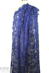 Monique Lhui11er floral guipure lace - sapphire