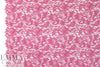Solstiss French double scallop lace - hot pink 1.125 yd