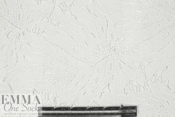 Monique Lhui11er leaf design guipure lace - white 1.25 yds