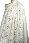 Monique Lhui11er leaf design guipure lace - white 1.25 yds