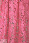 Monique Lhui11er floral guipure lace - candy pink 1.375 yds