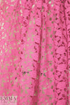 Monique Lhui11er floral guipure lace - pink rose