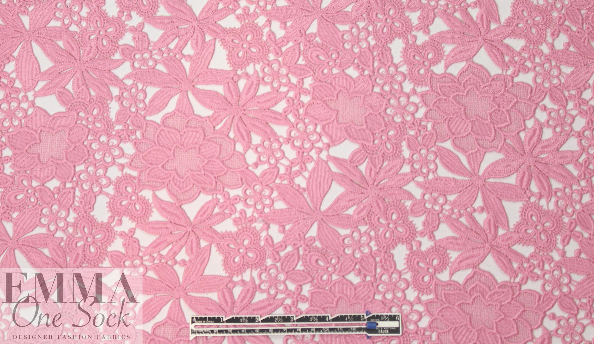 Monique Lhui11er floral guipure lace - pink