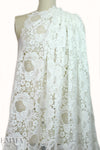 Monique Lhui11er floral guipure lace - white 1.5 yds