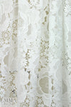 Monique Lhui11er floral guipure lace - white 1.625 yd
