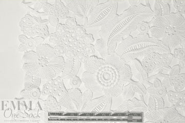 Monique Lhui11er floral guipure lace - white  1.5 yd