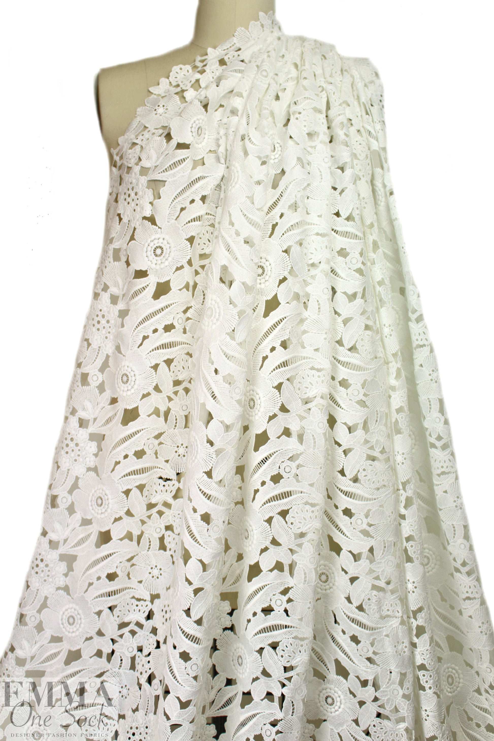 Monique Lhui11er floral guipure lace - white no. 2