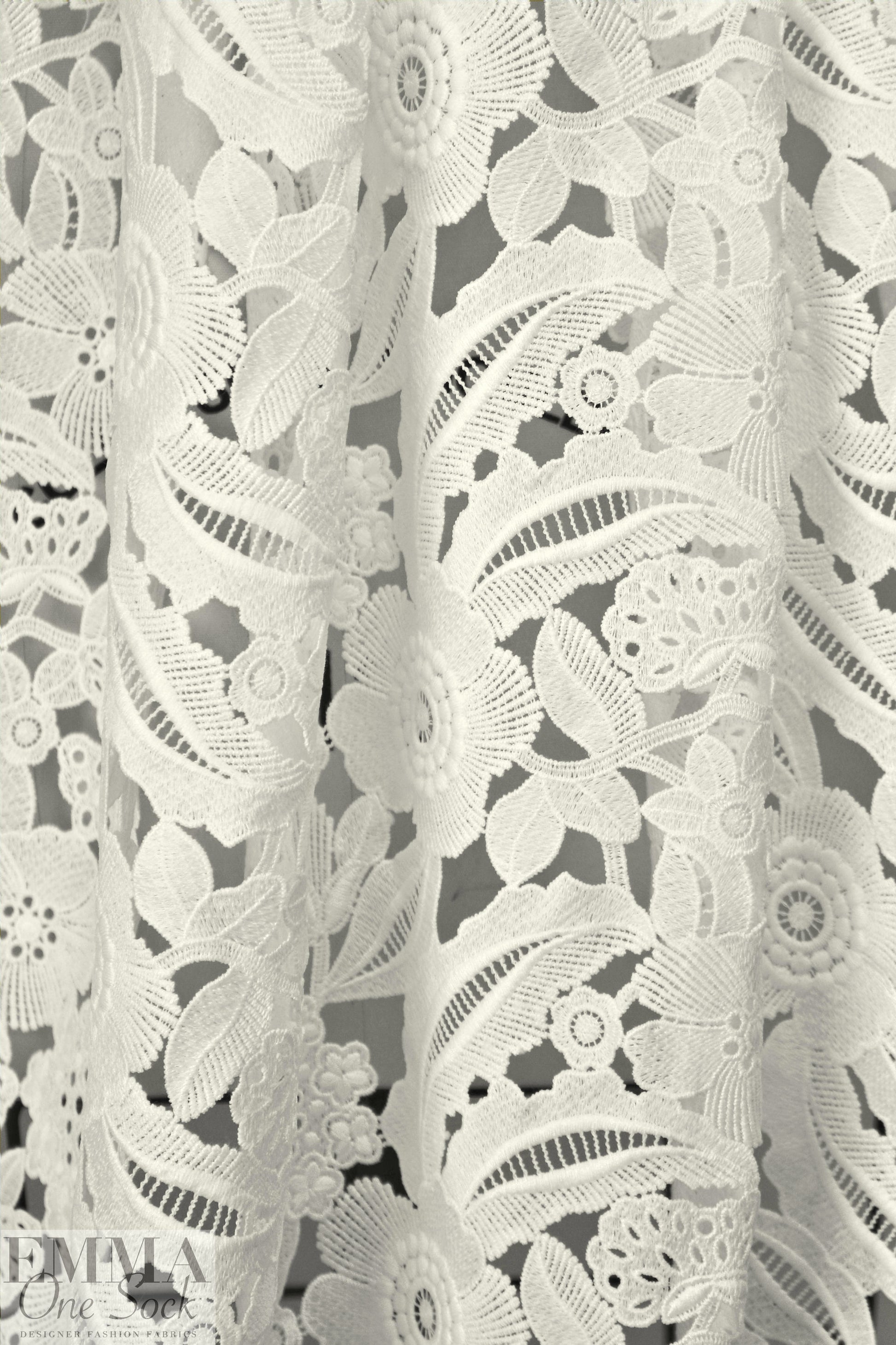 Monique Lhui11er floral guipure lace - white no. 2