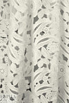 Monique Lhui11er floral guipure lace - white  1.5 yd