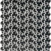 M. Lhui11ier 'black ivy' double scallop guipure lace 1.75 yd