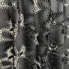 M. Lhui11ier 'black ivy' double scallop guipure lace 1.5 yds