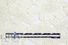 Italian floral guipure lace - cream 2.25 yd