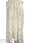 Italian floral guipure lace - cream 2.25 yd
