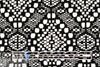 CA designer crochet-style lace - black .75 yds