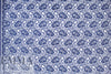 CA designer scallop border corded lace - marine blue 1.375 yd