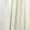 Italian varying lace wool sweater knit - ivory 1.5 yds