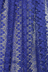 Tah@ri double scallop lace - liberty blue