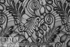 Trin@ Turk decorative swirl lace - black 1.66 yd