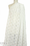 Trin@ Turk flowery guipure lace - white