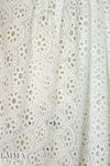Trin@ Turk flowery guipure lace - white