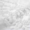 CA designer ivory floral woven mesh stretch lace 1.75 yd