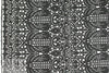 NY designer fancy guipure lace - black 2 yd
