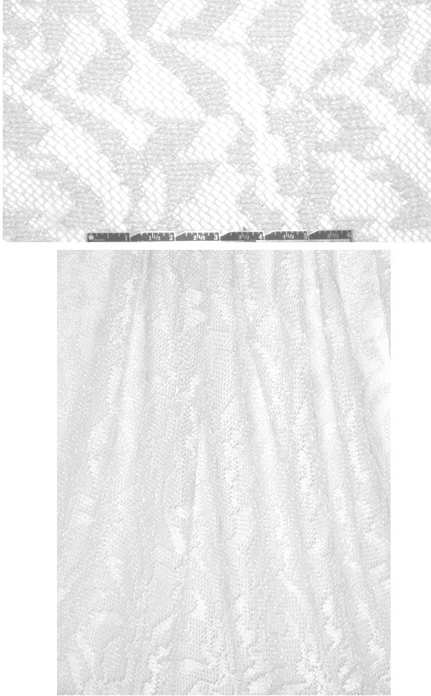 NY designer textured cotton lace - white