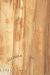 R0darte Italian apricot floral mesh lace 1.25 yds