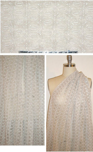 Burning T0rch oval cotton netting lace 1.66 yd