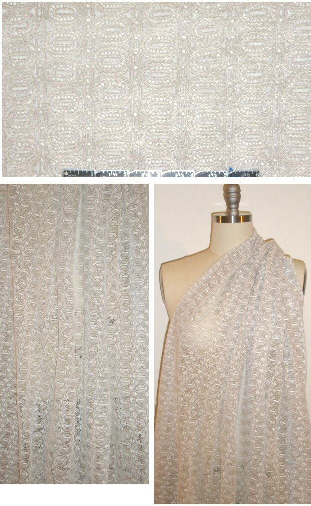 Burning T0rch oval cotton netting lace