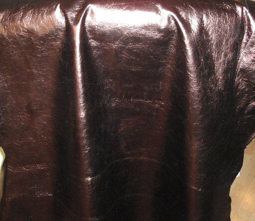 Lambskin - mahogany metallic 7.75 square feet
